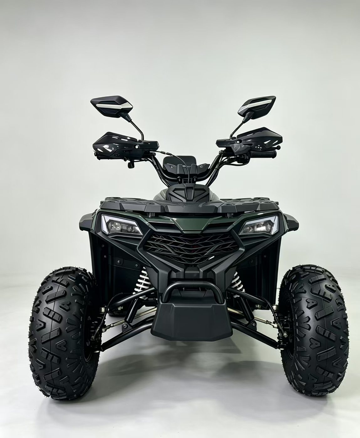 WANYU Varko 125U, quad essence 125 cm³ — Vue de face avec phares LED