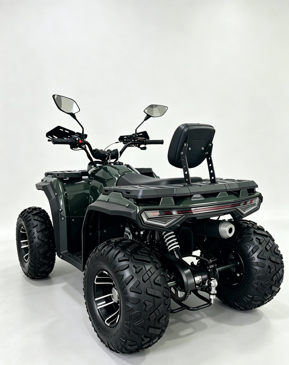 WANYU Varko 125U, quad essence 125 cm³ — Vue arrière trois-quarts